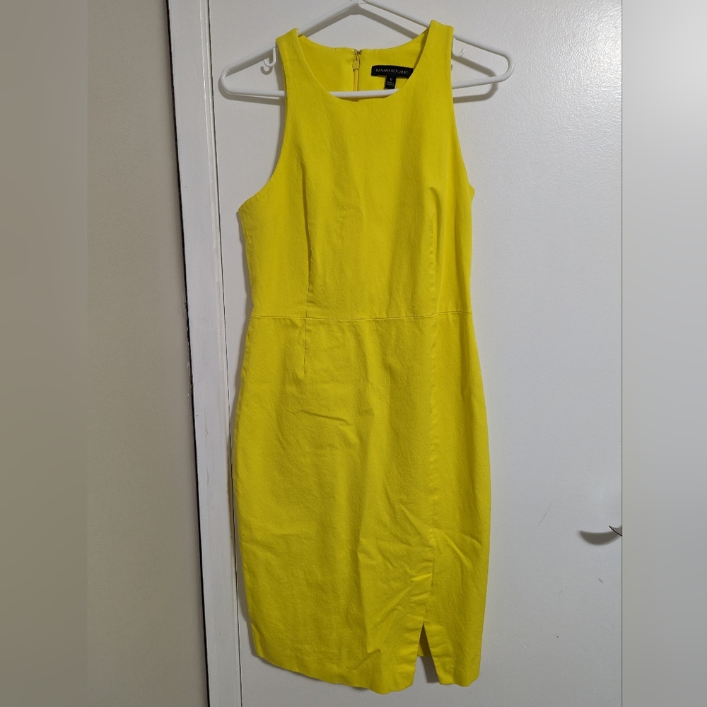 Yellow business dress